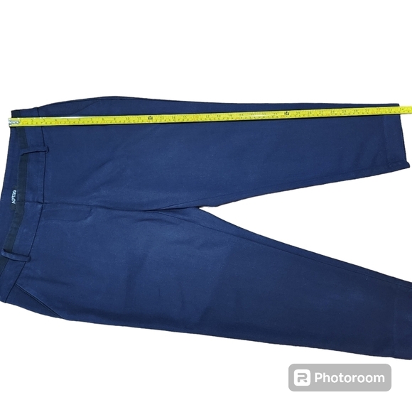 Apt.9 Womens Navy Mid-Rise Ankle Trousers Size 8 - Picture 3 of 9
